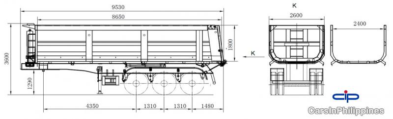 Other Other CIMC Trailer Dump 12 Wheeler 3-axle Manual 2019 - image 9