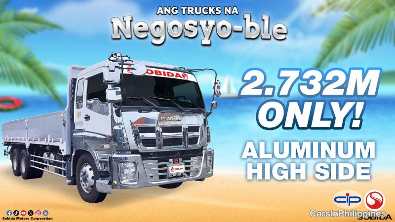 Picture of Isuzu Heavy Duty Sobida Cargo Truck 6UZ1 6-cylinder Diesel Engine, Aluminum High Side S Manual 2023